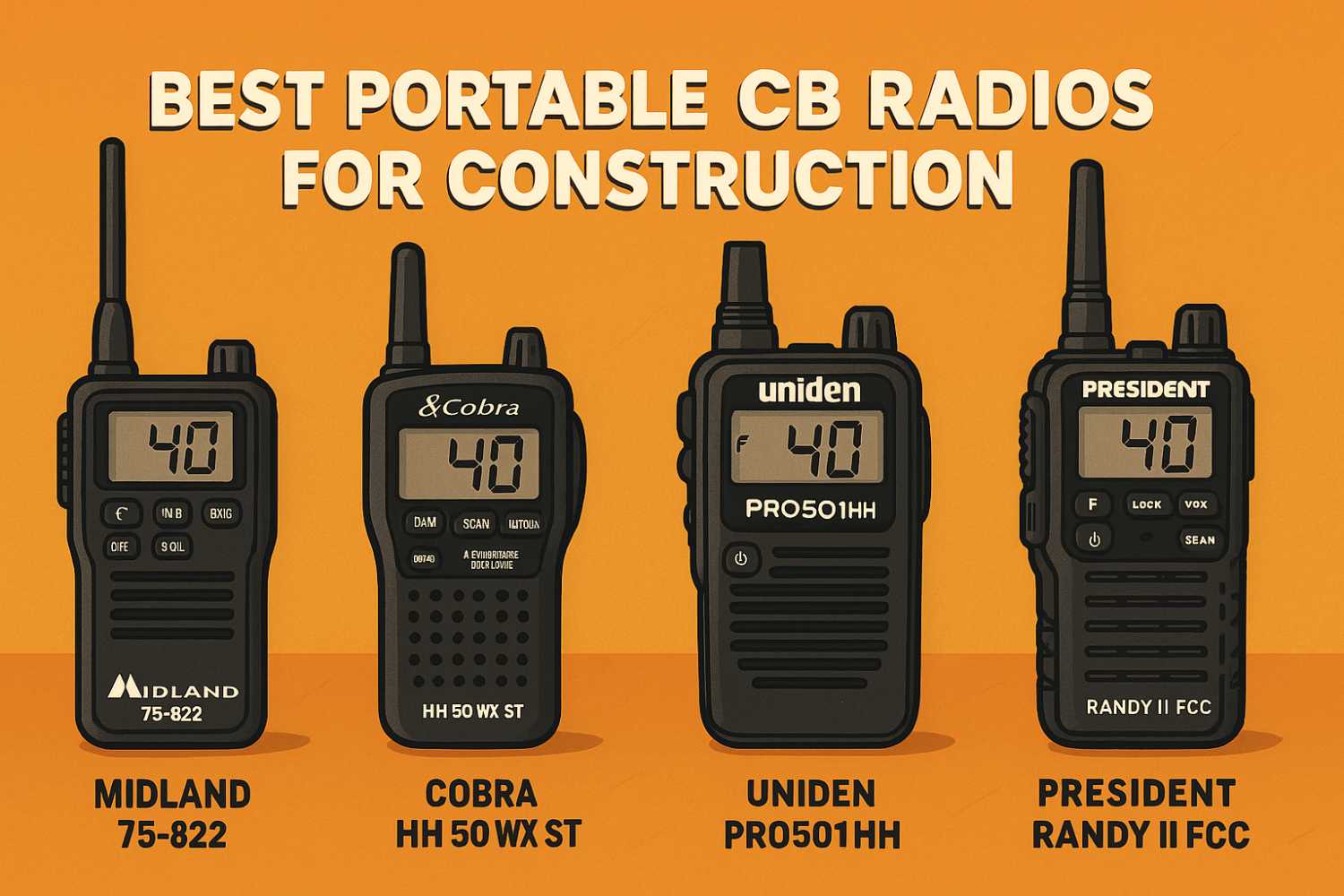 Best Portable CB Radios for Construction: A Practical Comparison at HeavyEquipment.com