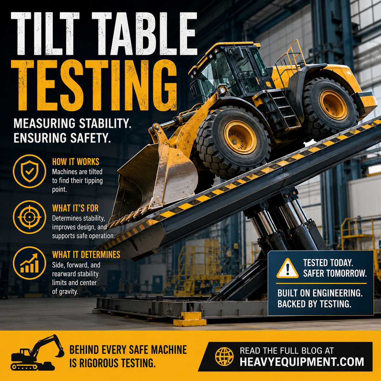 Tilt Table Testing: How Engineers Find a Machine's Tipping Point at HeavyEquipment.com