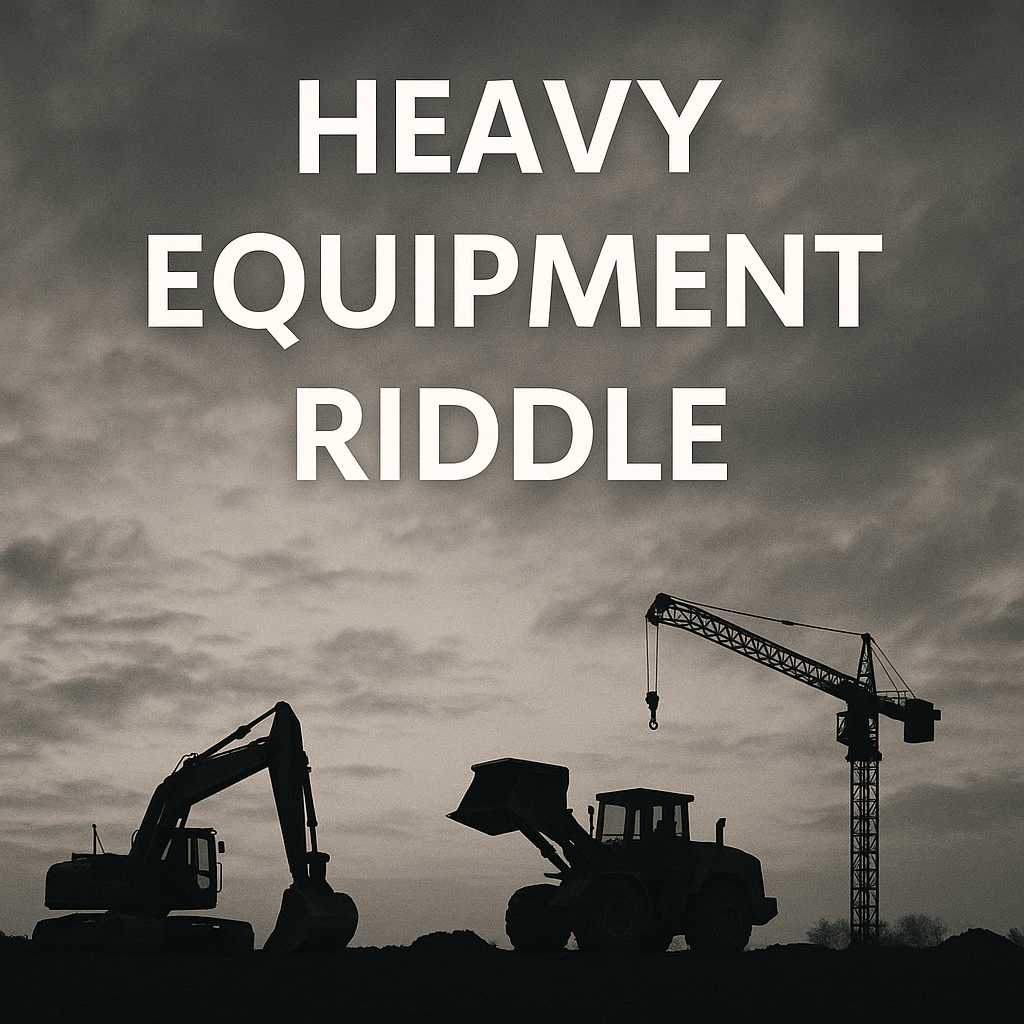 How About a Riddle? at HeavyEquipment.com