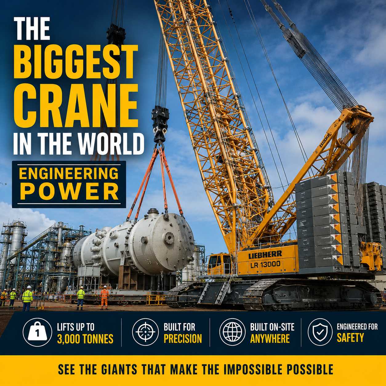 The Biggest Crane in the World: A Marvel of Engineering Power at HeavyEquipment.com