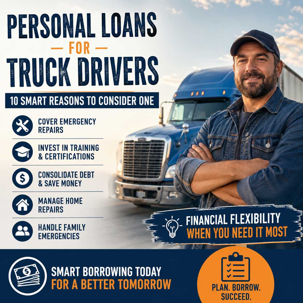 Using a Personal Loan: 10 Smart Reasons Commercial Truck Drivers May Consider One at HeavyEquipment.com
