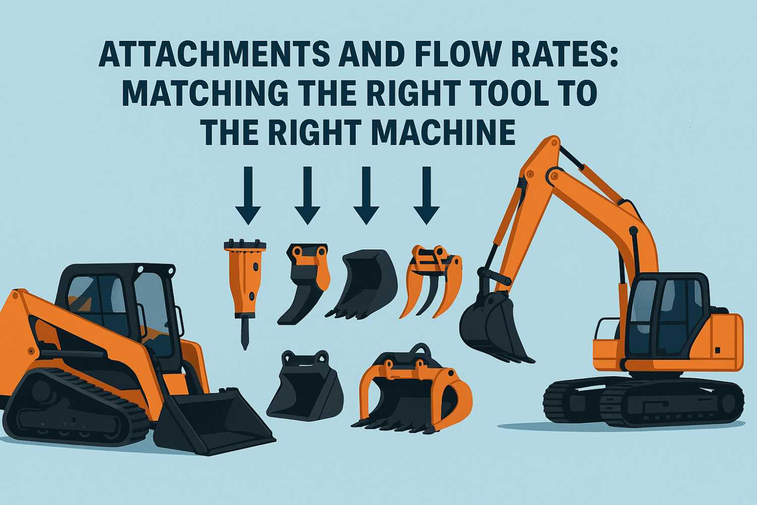 Attachments and Flow Rates: Matching the Right Tool to the Right Machine at HeavyEquipment.com