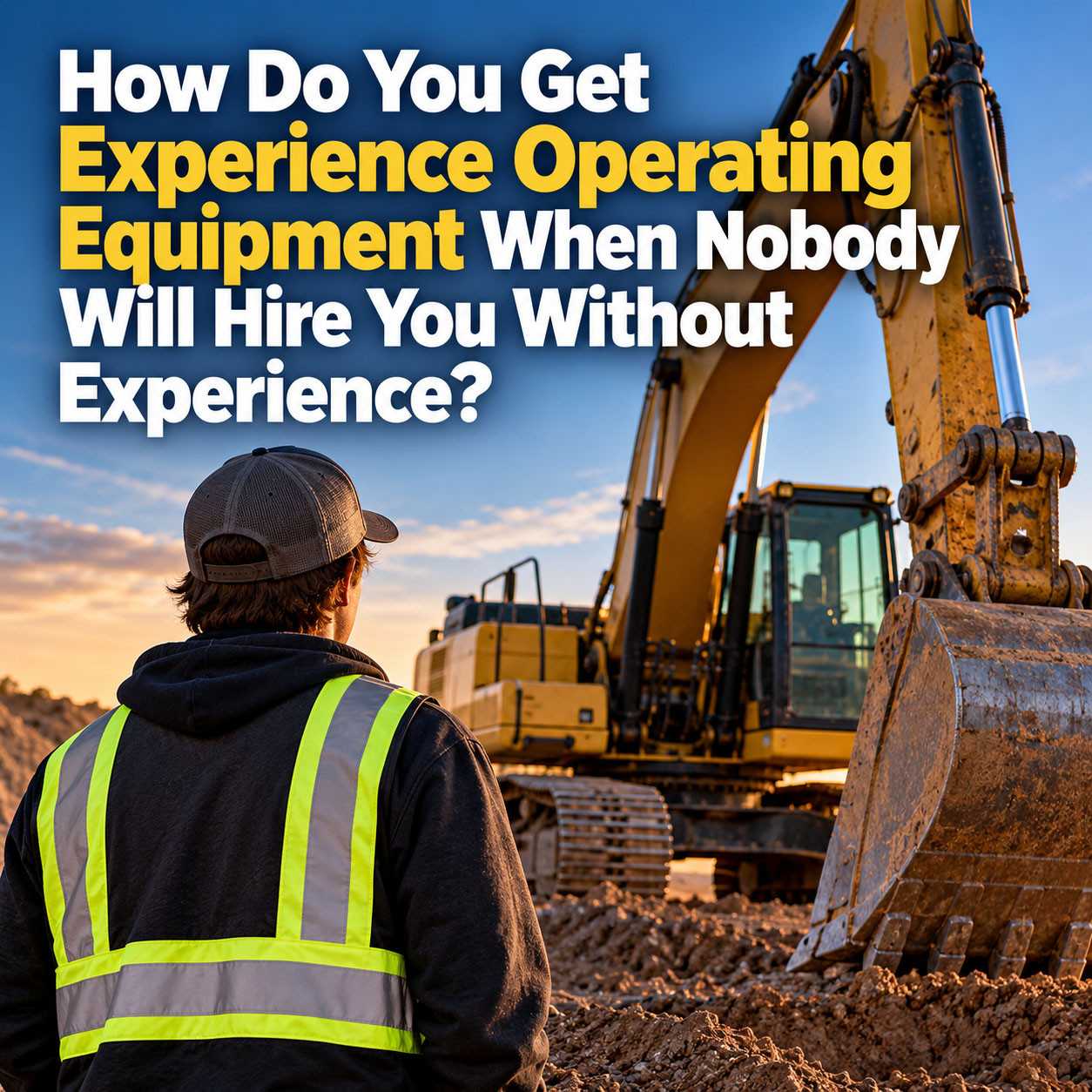 How Do You Get Experience Operating Equipment When Nobody Will Hire You Without Experience?