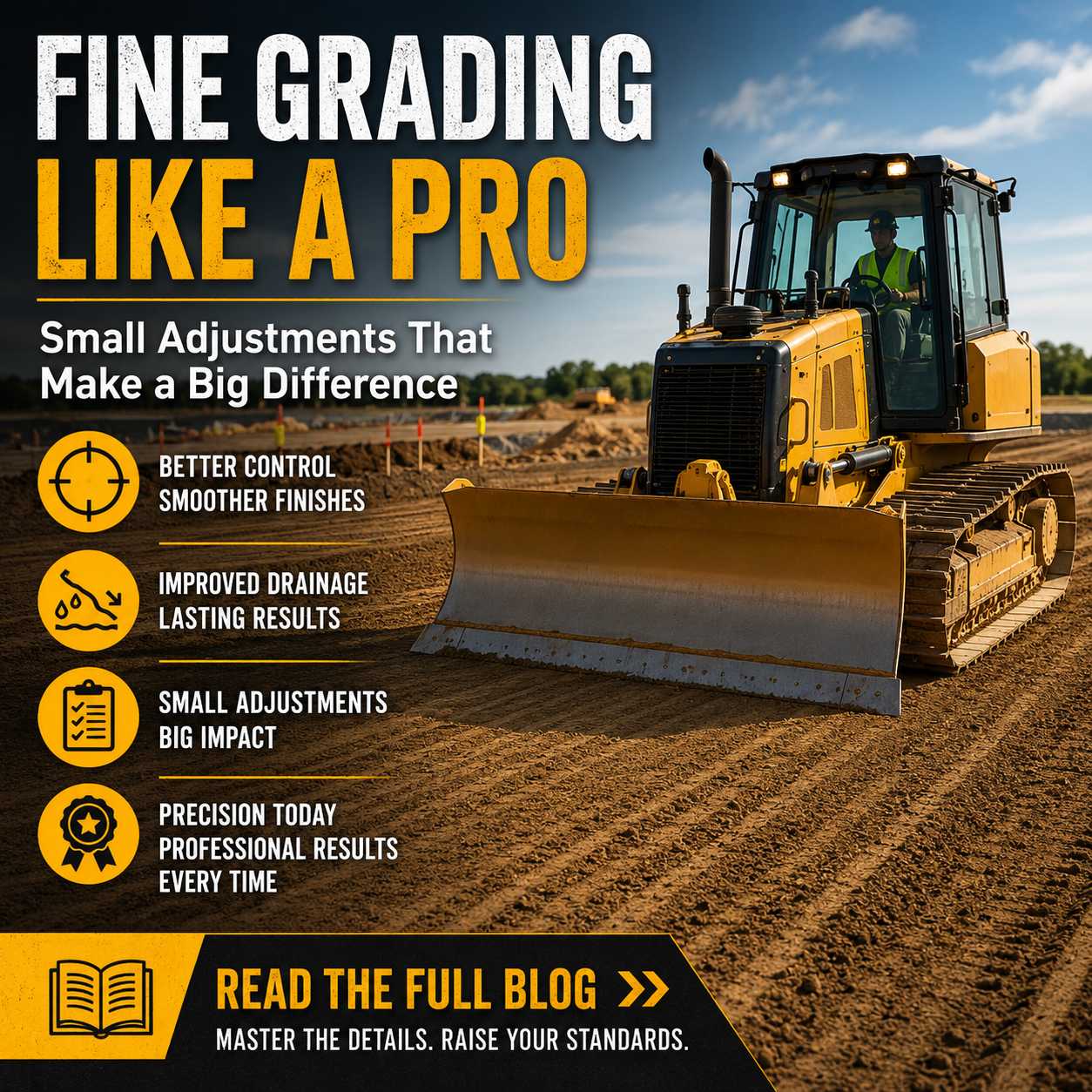 Fine Grading Like a Pro: Small Adjustments That Make a Big Difference at HeavyEquipment.com