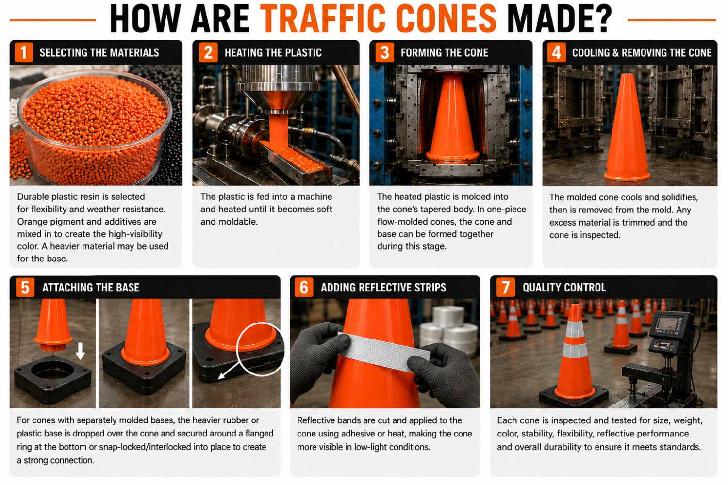 How Are Traffic Cones Made?
