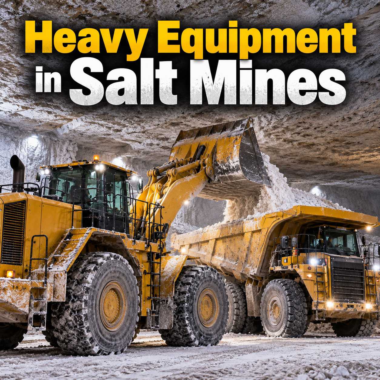 Heavy Equipment in Salt Mines