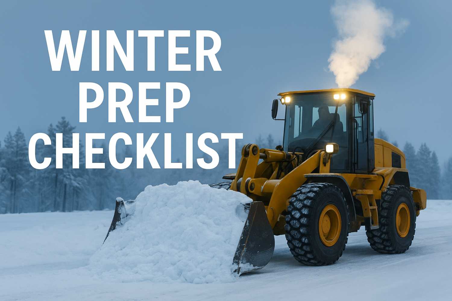 How to Prep Your Equipment for Winter Work at HeavyEquipment.com