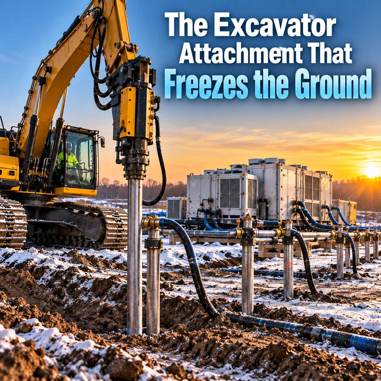 The Excavator Attachment That Freezes the Ground