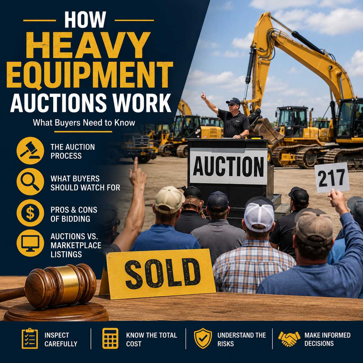 How Do Heavy Equipment Auctions Work? at HeavyEquipment.com