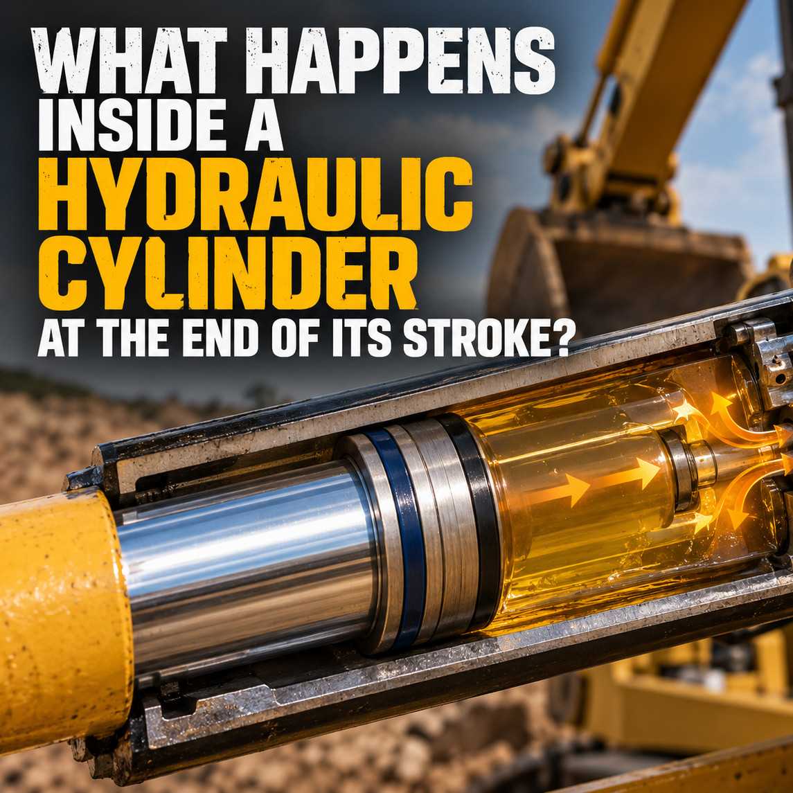 What Happens Inside a Hydraulic Cylinder at the End of Its Stroke?