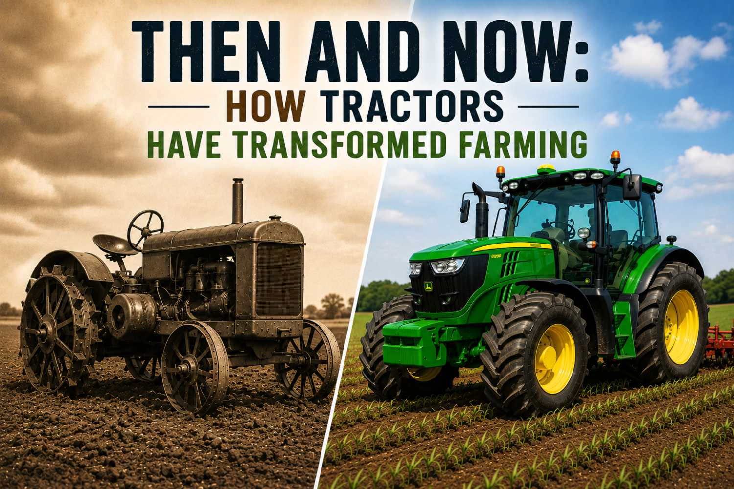 Then and Now: How Tractors Have Transformed Farming at HeavyEquipment.com