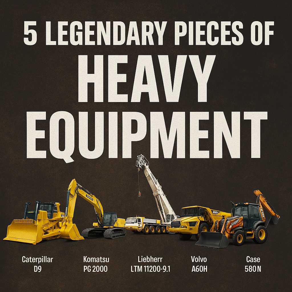 5 Legendary Pieces of Heavy Equipment That Changed the Industry Forever at HeavyEquipment.com