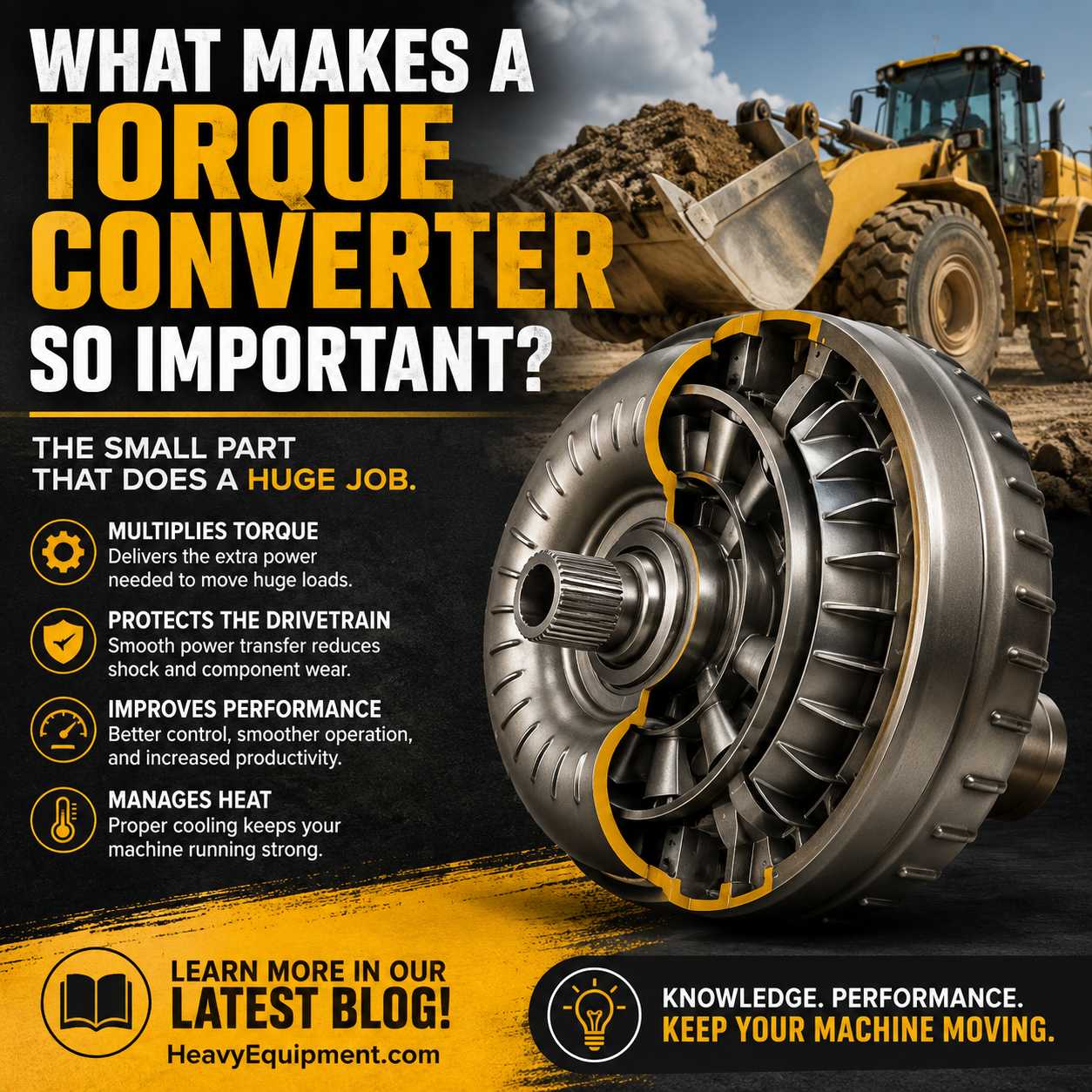 What Makes a Torque Converter So Important? at HeavyEquipment.com