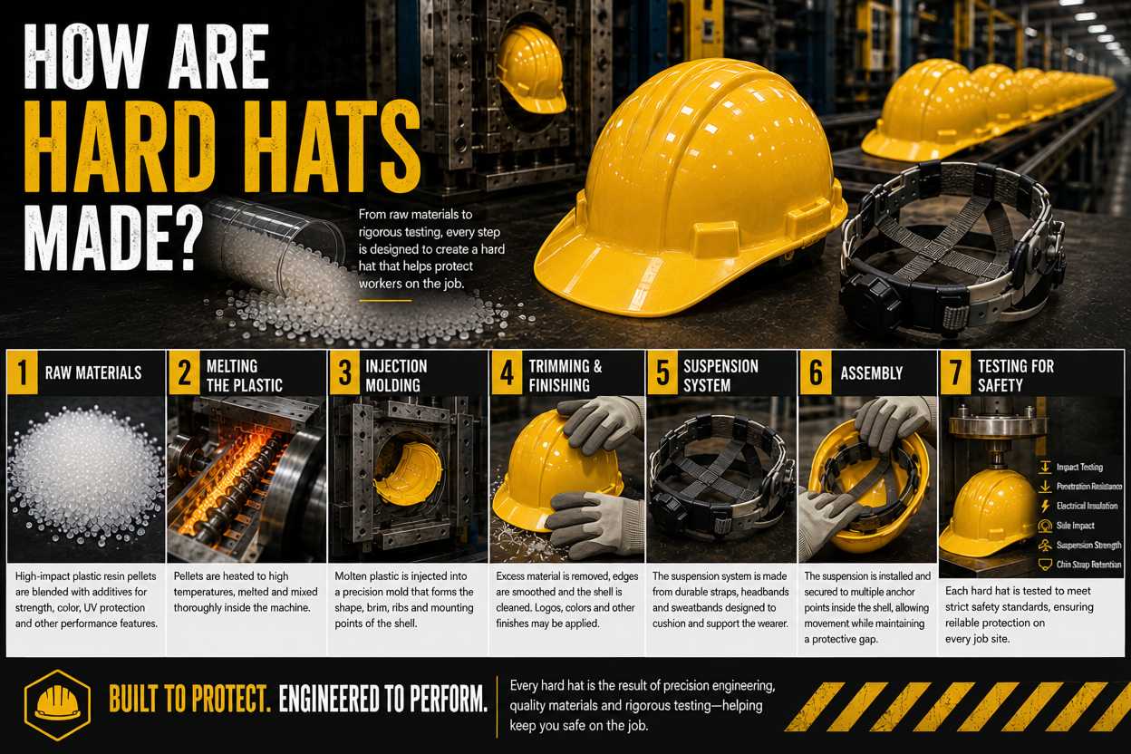 How Are Hard Hats Made? at HeavyEquipment.com