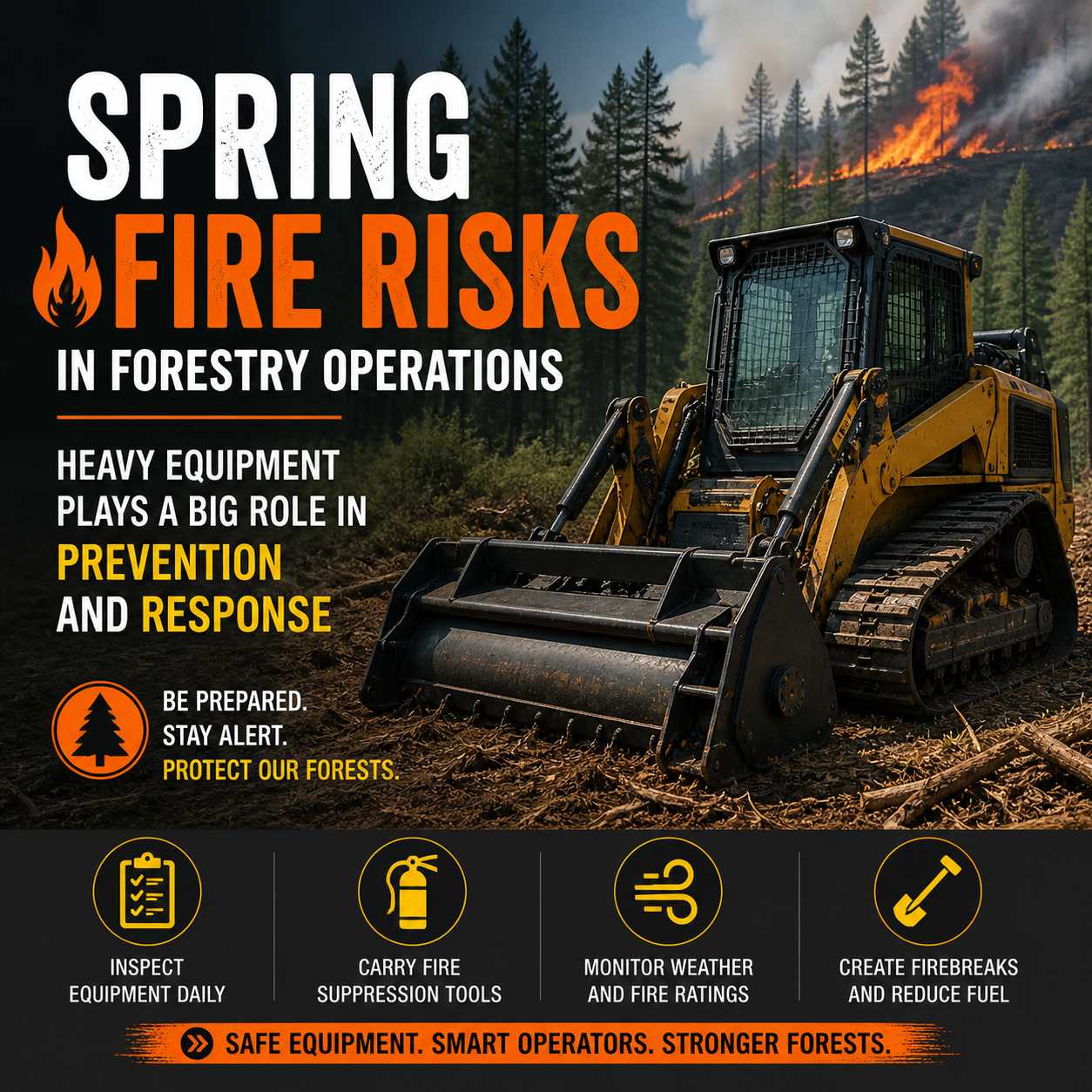 Heavy Equipment and Fire Safety in Forestry Work at HeavyEquipment.com