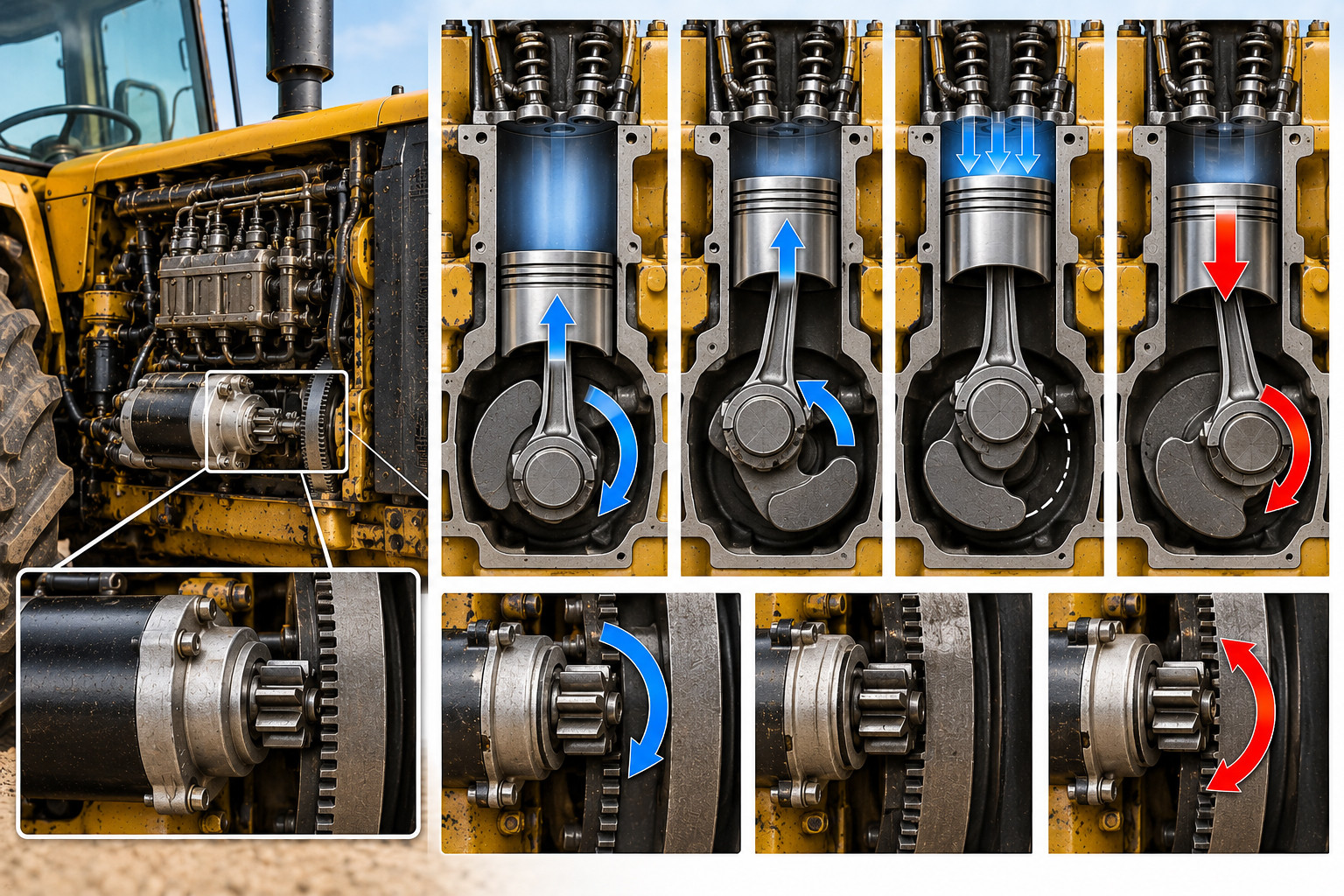 What Happens When a Diesel Engine Runs Backward? at HeavyEquipment.com