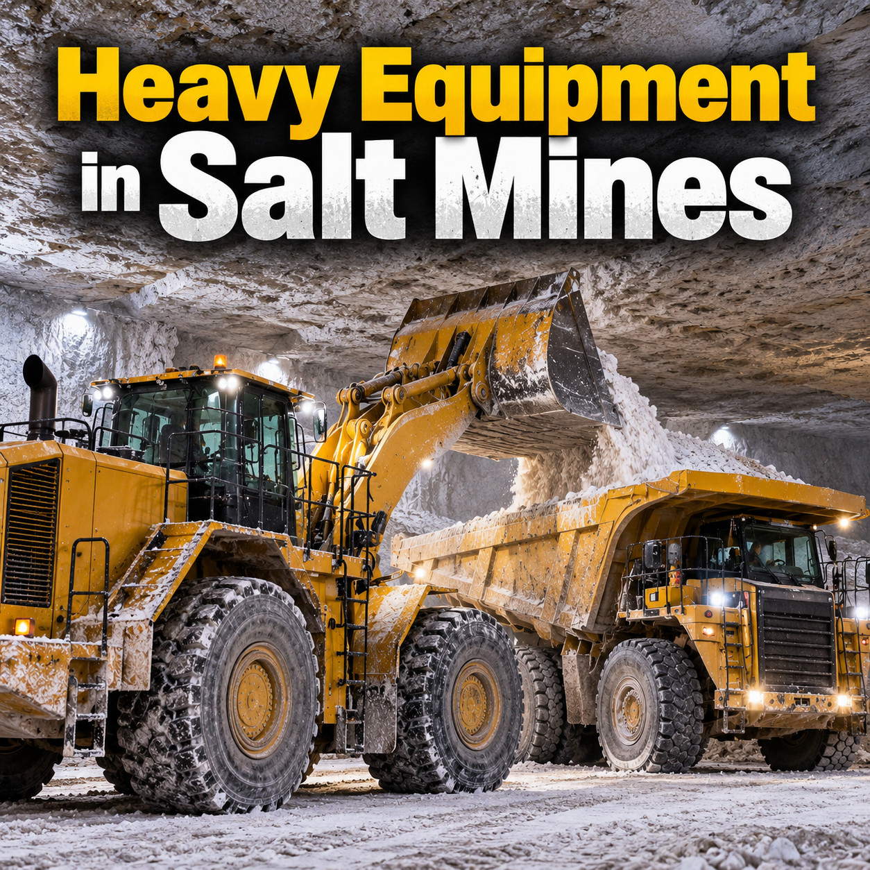 Heavy Equipment in Salt Mines at HeavyEquipment.com