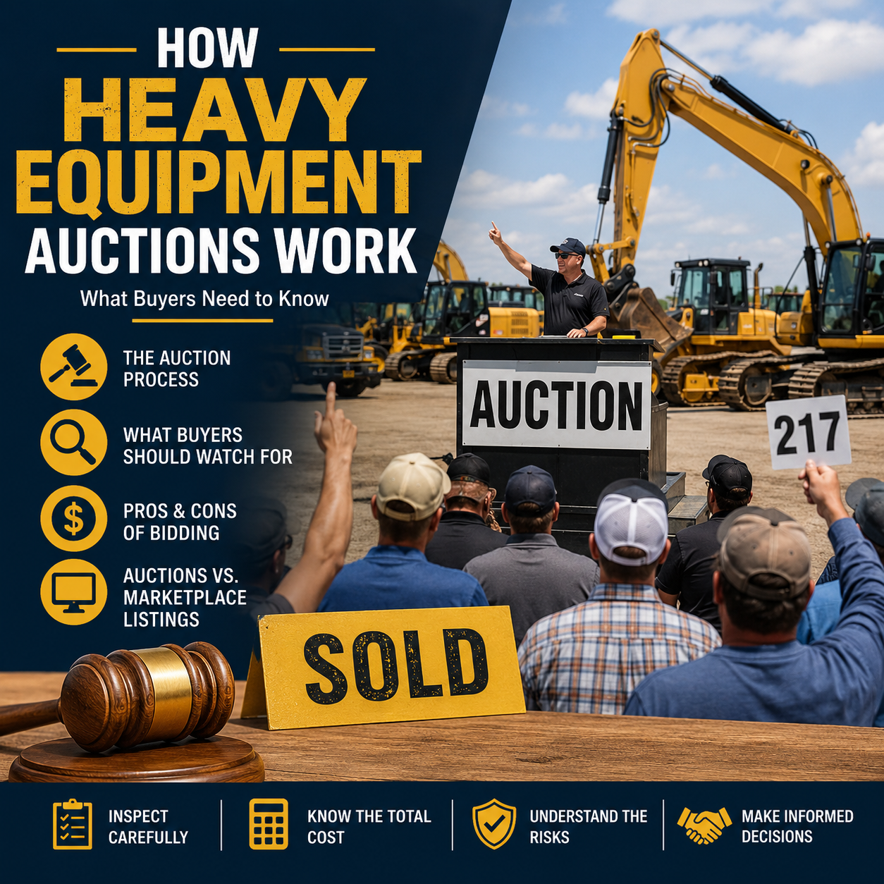 How Do Heavy Equipment Auctions Work? at HeavyEquipment.com