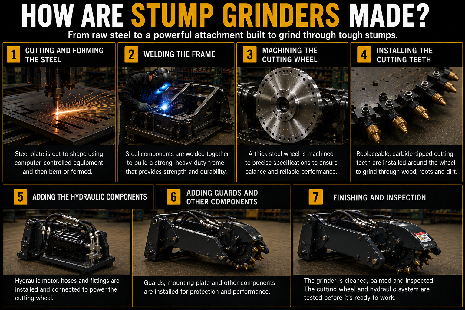 How Are Stump Grinders Made? at HeavyEquipment.com