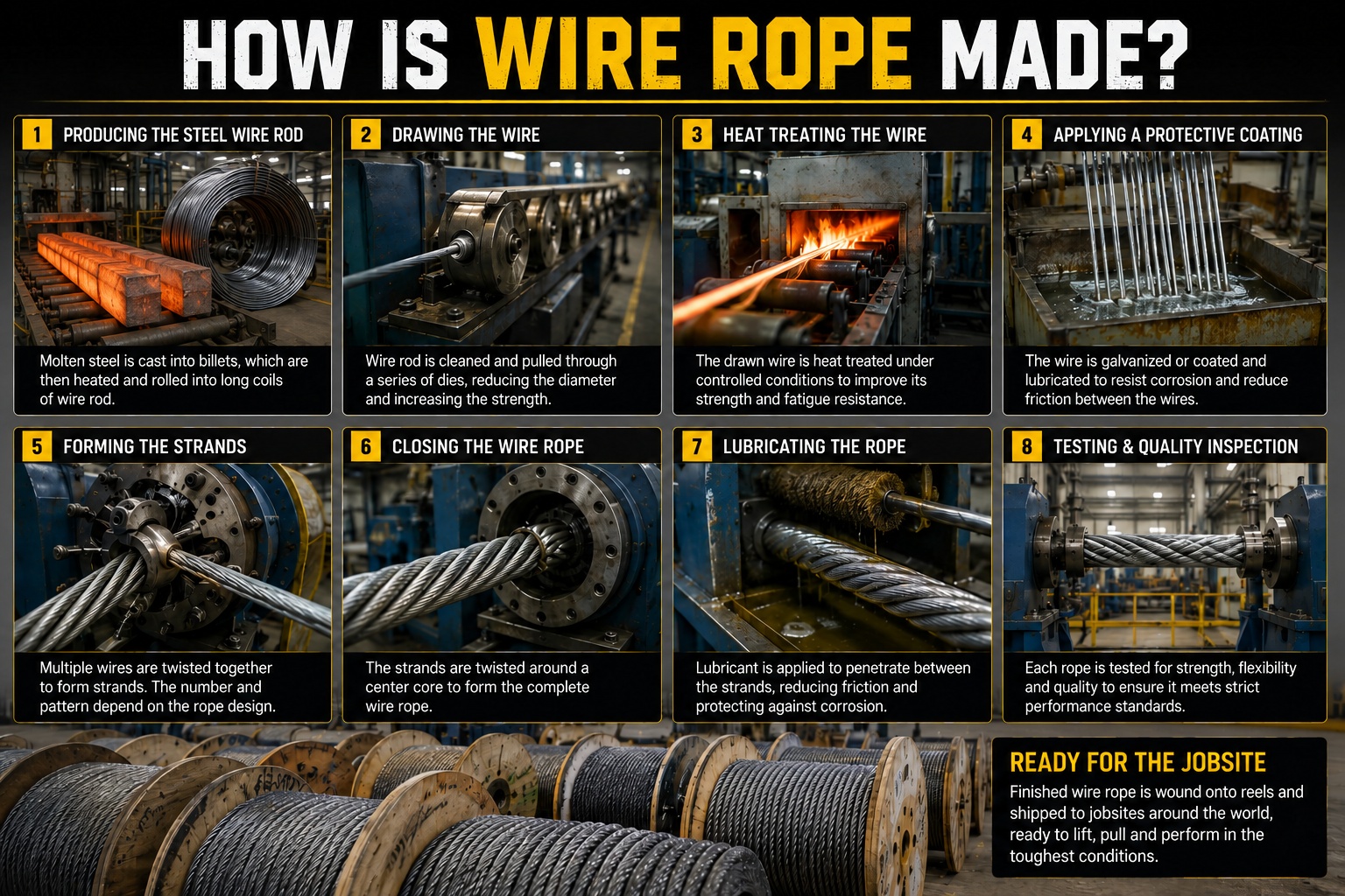 How Is Wire Rope Made? at HeavyEquipment.com