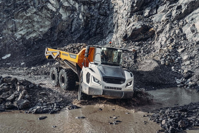 Industry News - Liebherr TA 230 Litronic ADT Tackles Tough Quarry Applications