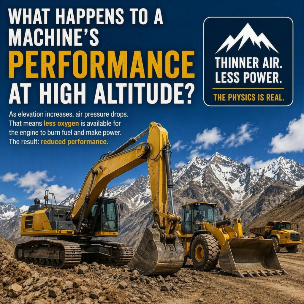 What Happens to a Machine’s Performance at High Altitude? at HeavyEquipment.com