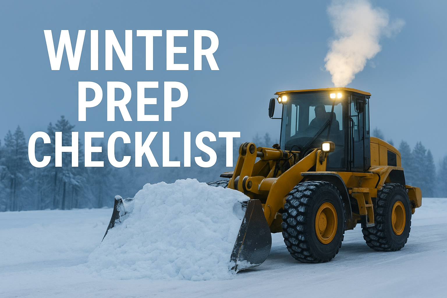 How to Prep Your Equipment for Winter Work at HeavyEquipment.com