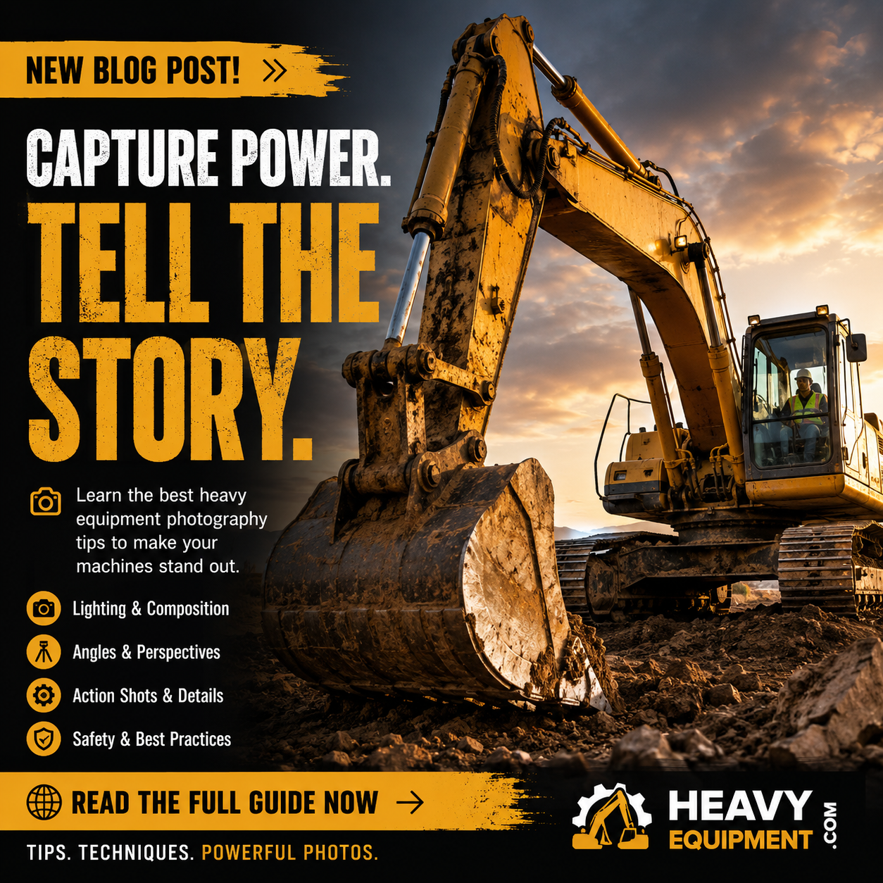 What Are the Best Heavy Equipment Photography Tips? at HeavyEquipment.com