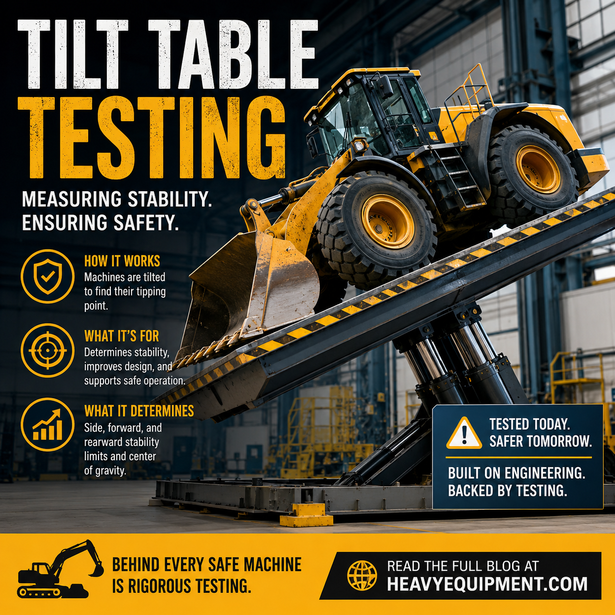 Tilt Table Testing: How Engineers Find a Machine's Tipping Point at HeavyEquipment.com