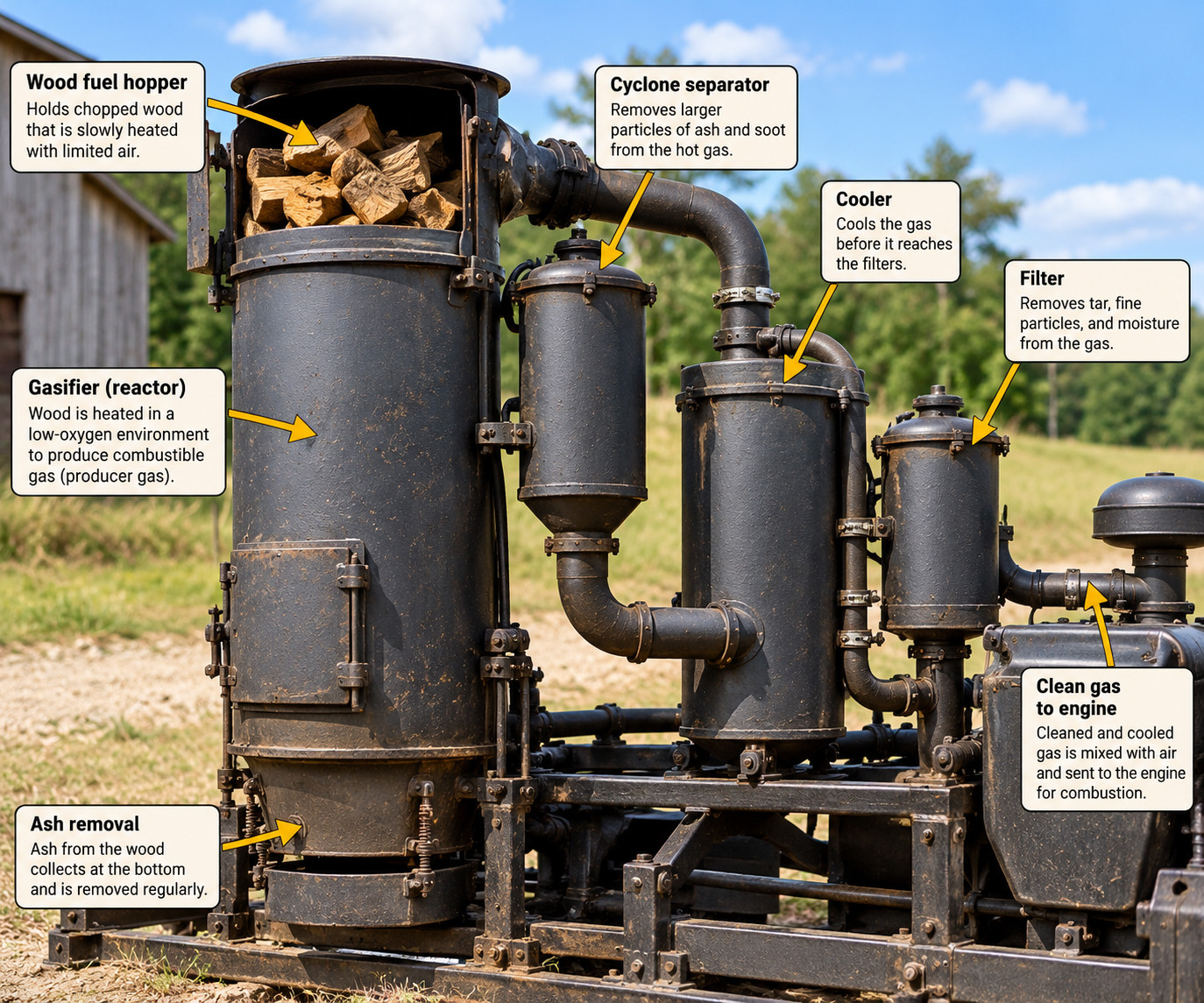 The Tractor That Ran on Wood Instead of Diesel at HeavyEquipment.com