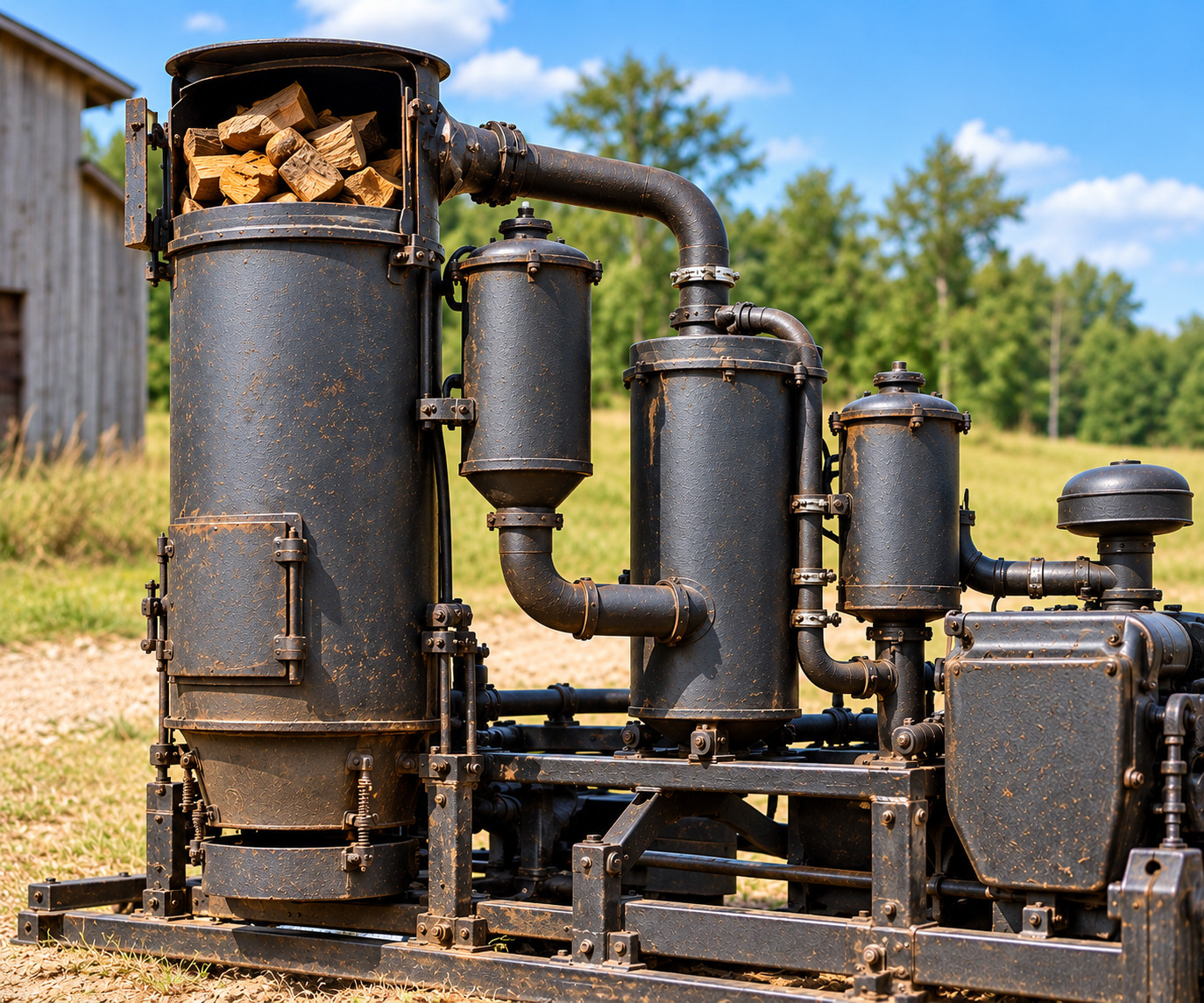 The Tractor That Ran on Wood Instead of Diesel at HeavyEquipment.com