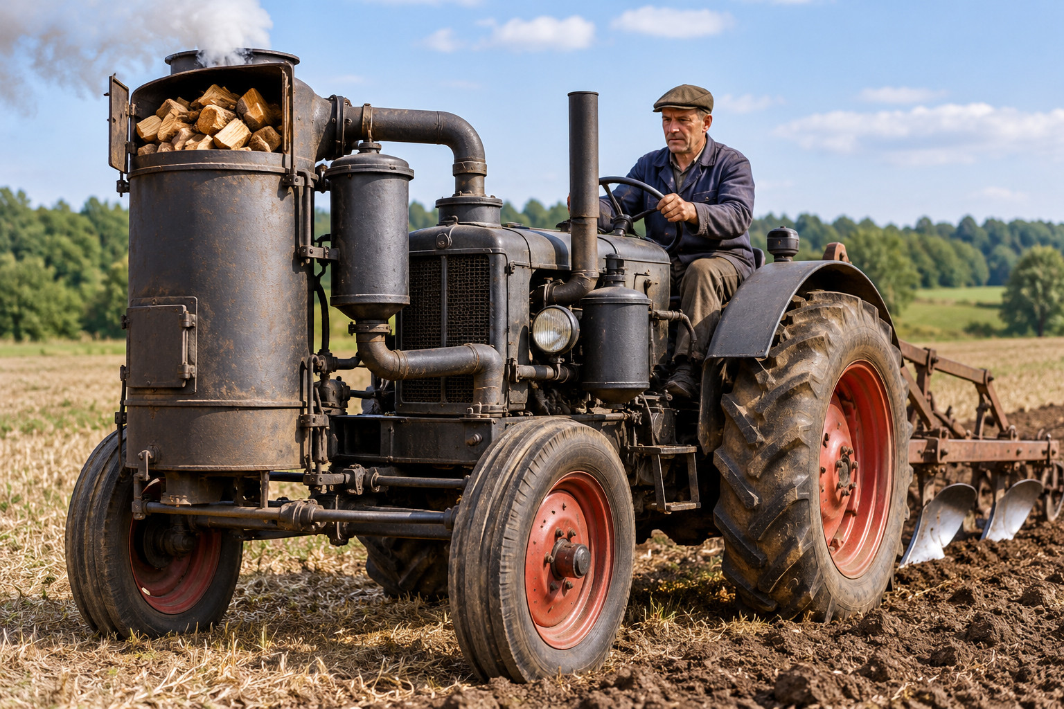 The Tractor That Ran on Wood Instead of Diesel at HeavyEquipment.com