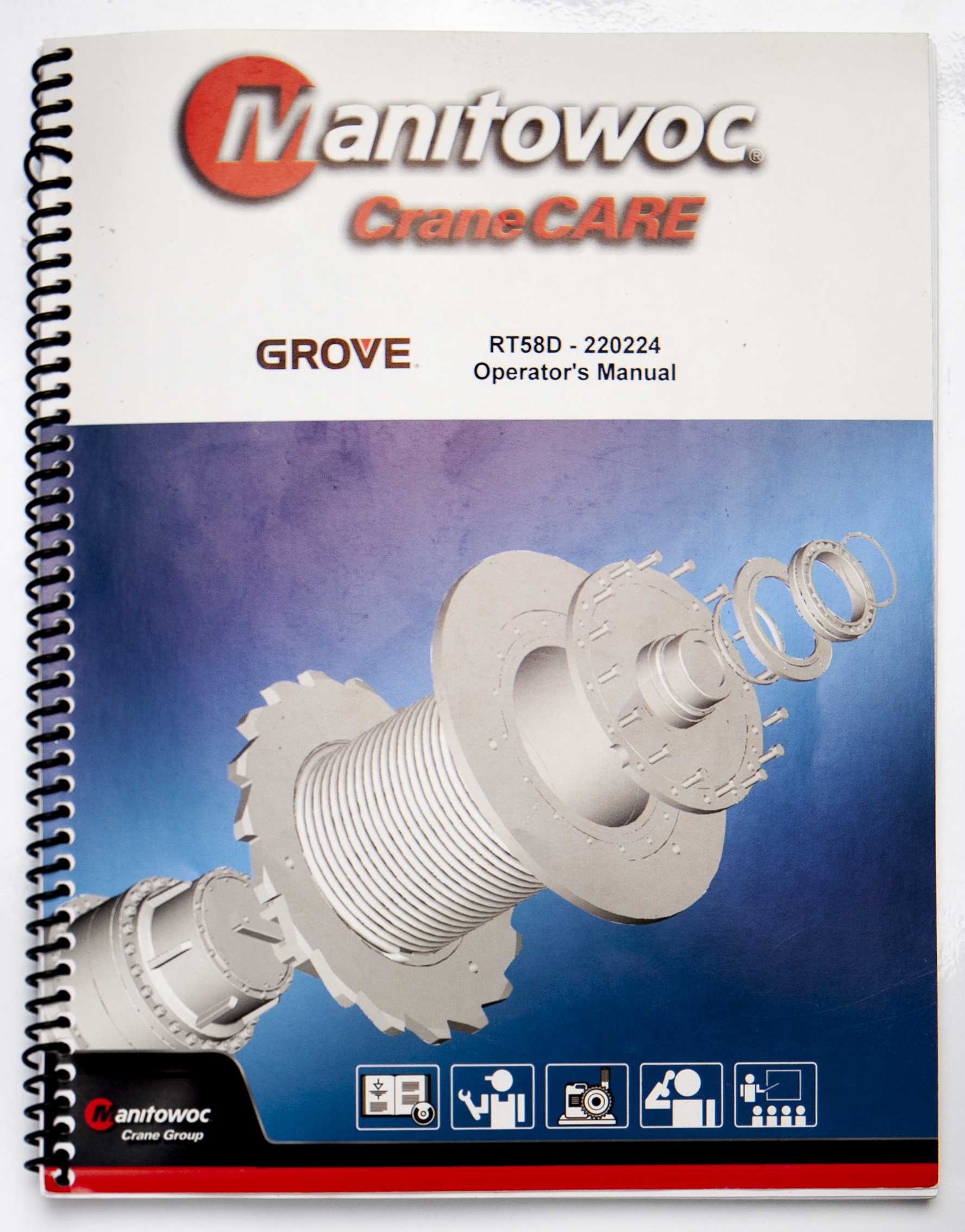 Manitowoc CraneCare Grove RT58D - 220224 RT58 B, C, D & E Operator's Manual September 1998 For Sale