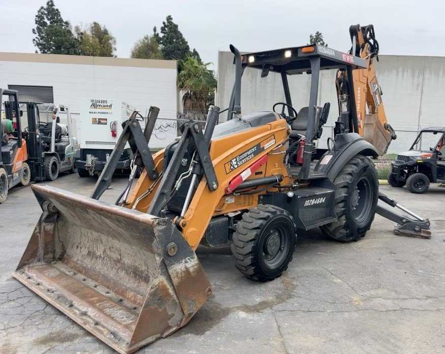 2019 Backhoe Case 580 N EP hammer hydraulic system extension 4x4 low hours, e-stick For Sale
