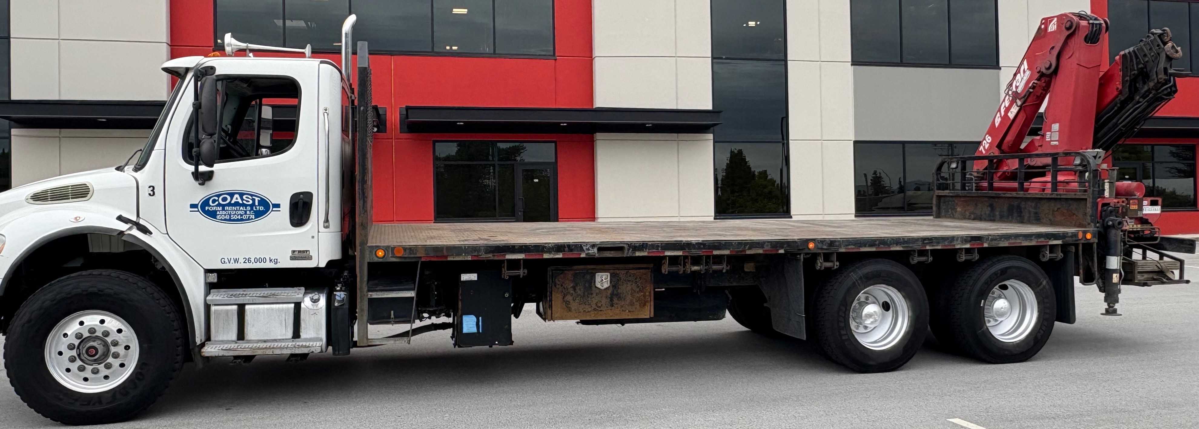 2011Freightliner with 726 Ferrari Knuckle Boom For Sale