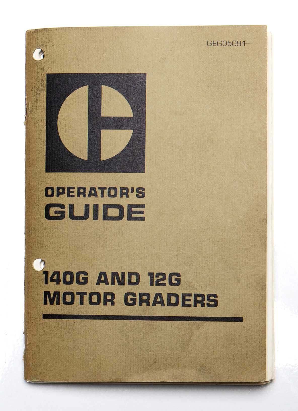 Vintage Caterpillar 140G & 12G Motor Graders Operator's Guide GEG05091 January 1974 For Sale
