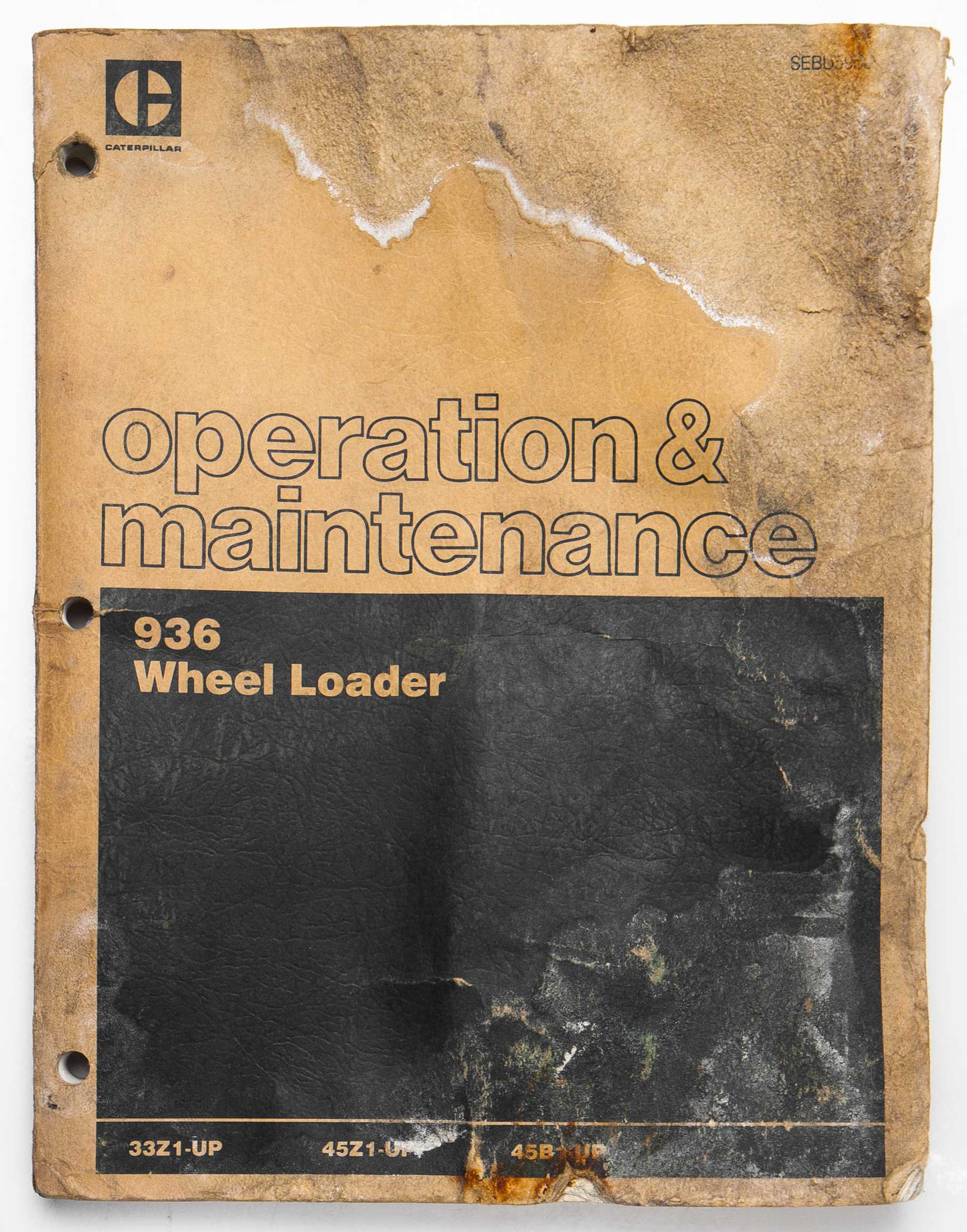 Caterpillar 936 Wheel Loader Operation & Maintenance Manual SEBU5958-02 June 1986 For Sale