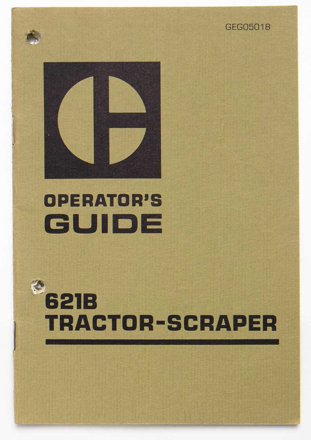 Vintage Caterpillar 621B Tractor-Scraper Operator's Guide GEG05018 March 1974 For Sale