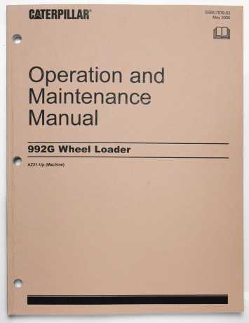 caterpillar-992g-wheel-loader-operation-maintenance-manual-sebu7978-03-may-2005-big-0