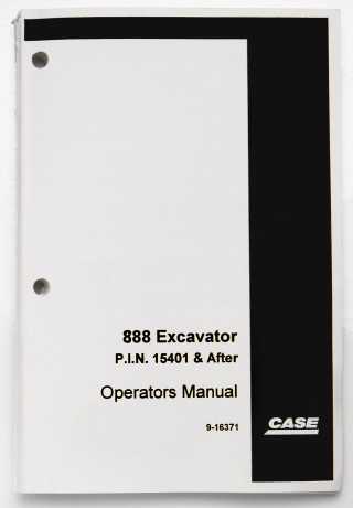 case-888-excavator-pin-15401-after-operators-manual-9-16371-big-0