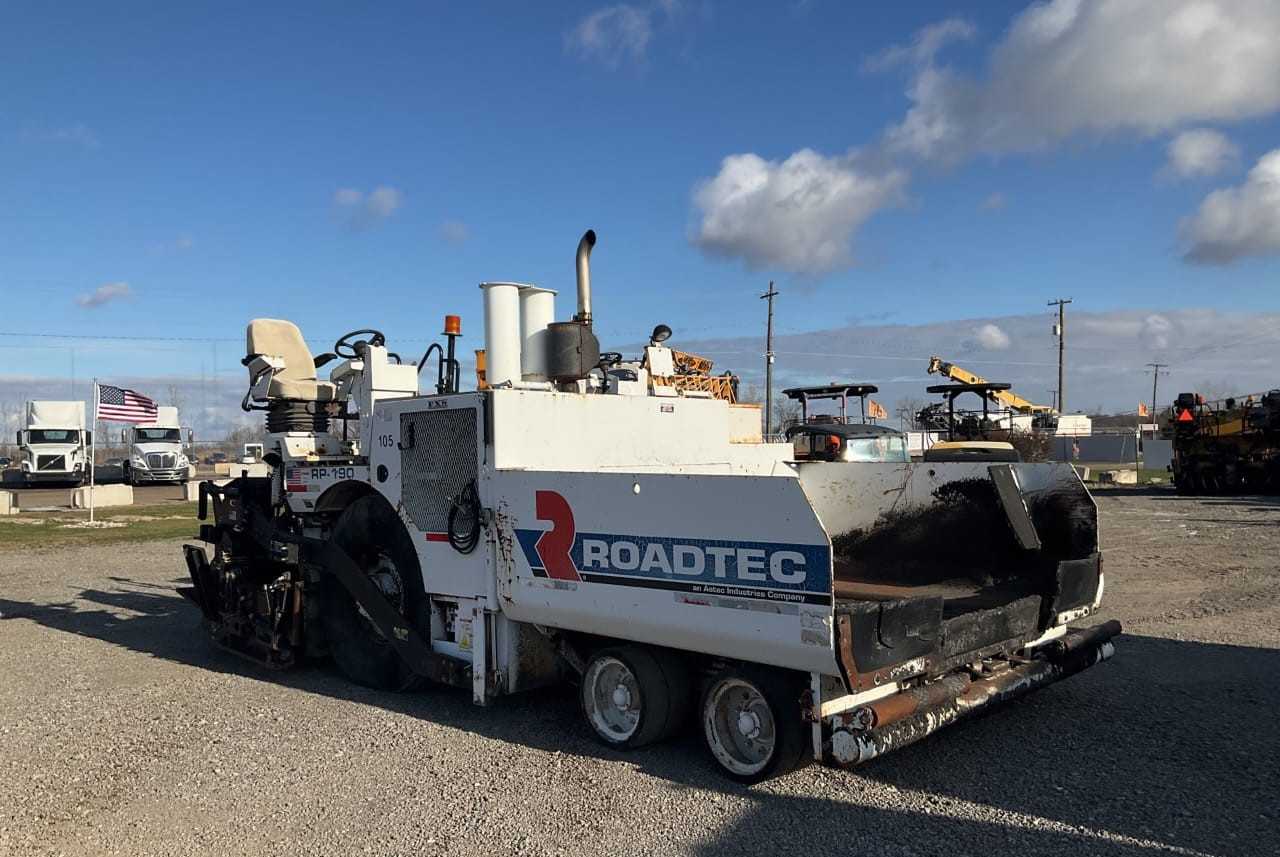 Roadtec RP190 Wheel Asphalt Paver For Sale