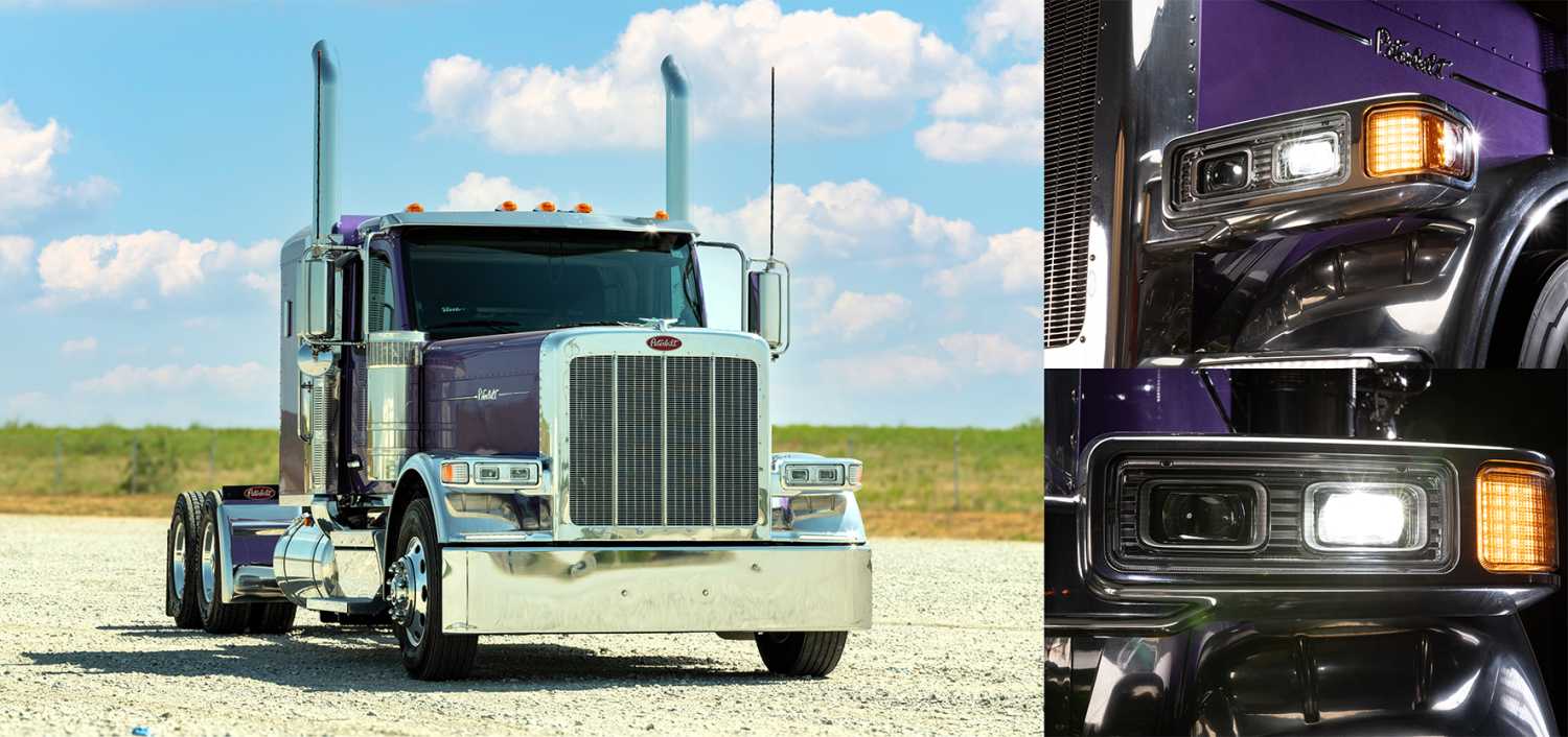Industry News - Peterbilt Unveils New LED Pod Headlights for Model 589