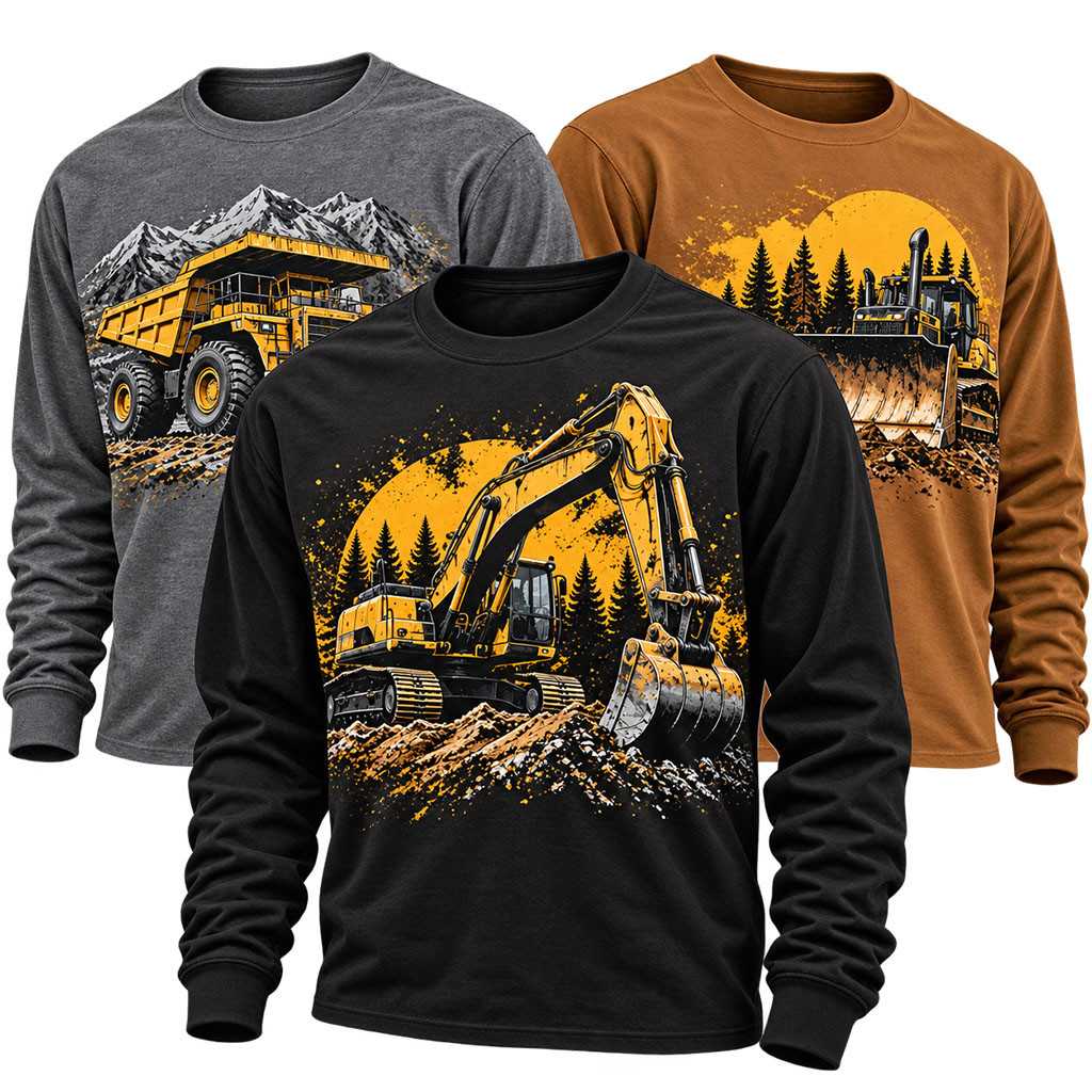 Heavyequipment.com Merchandise - Long Sleeve Shirts