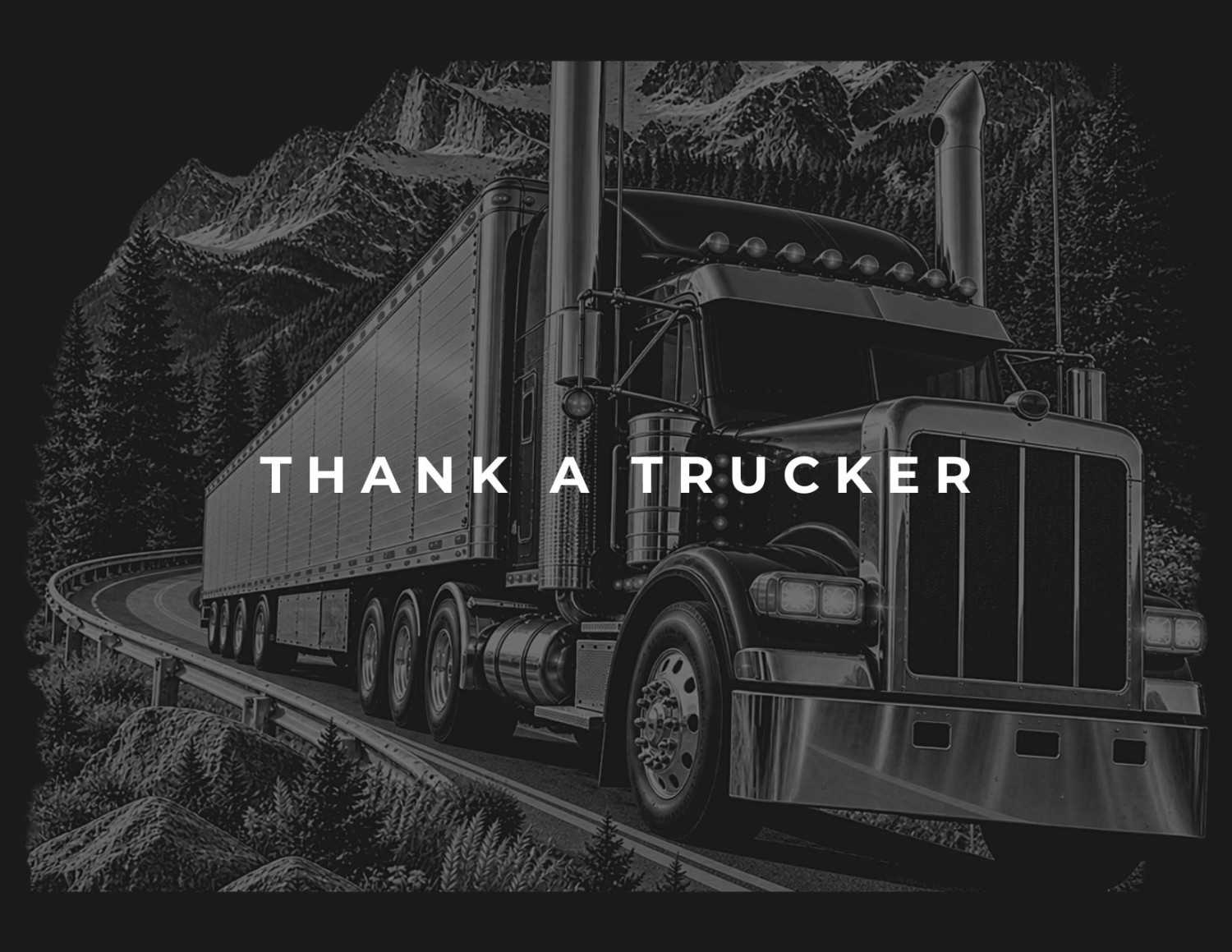 Heavyequipment.com Merchandise - Thank a Trucker