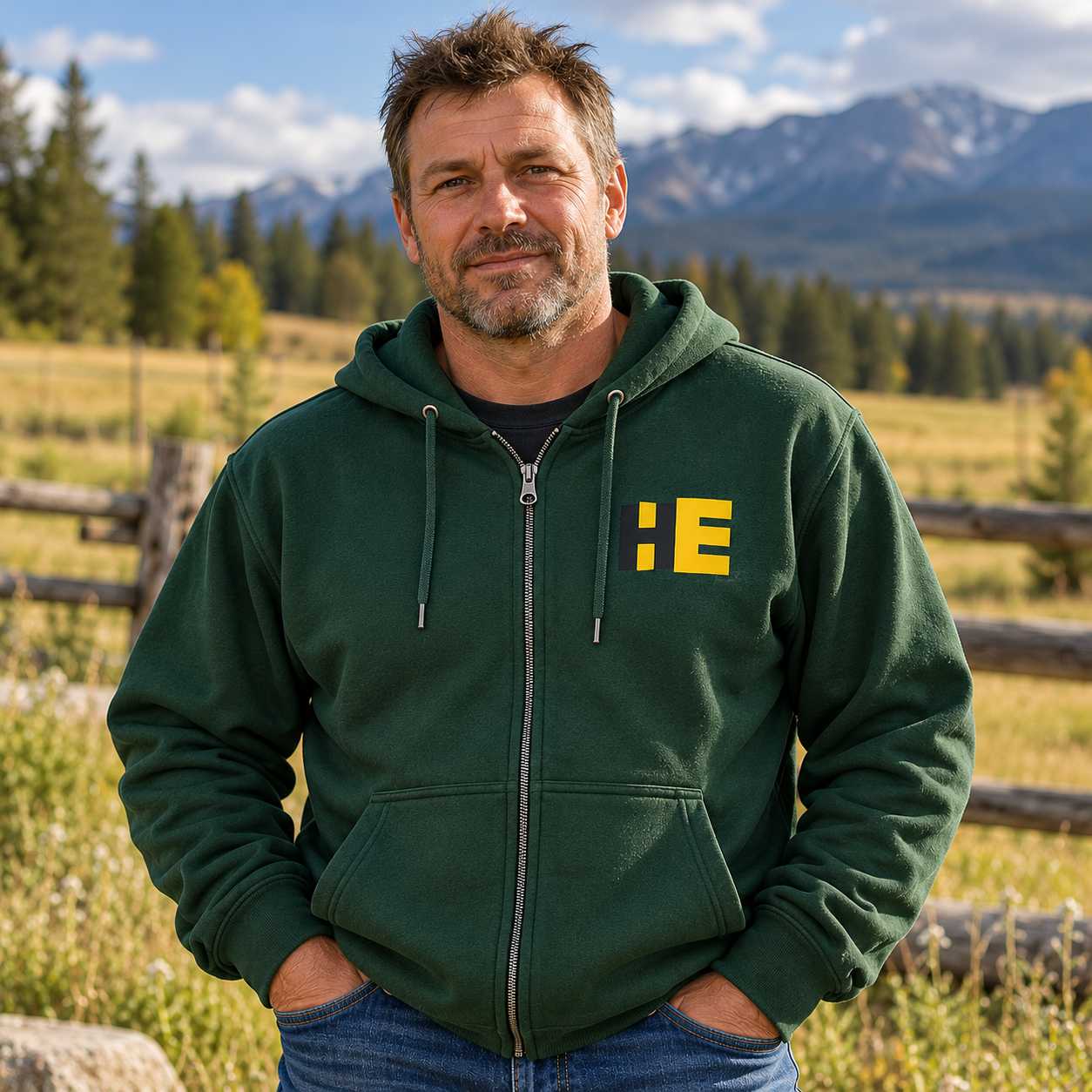 Thank a Farmer Zipup Hoodie